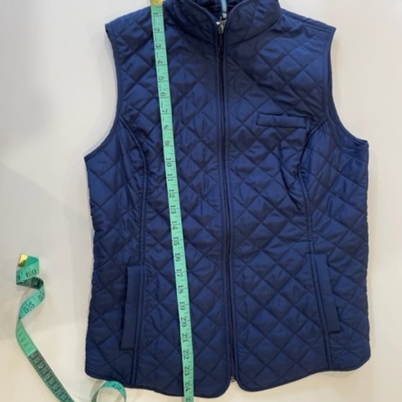 Van Heusen Royal Blue Vest with High Collar and Pockets ~ Size Medium ~ NEW - Picture 13 of 16